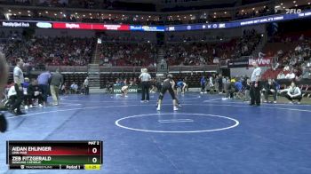 3A-138 lbs Cons. Round 3 - Aidan Ehlinger, Linn-Mar vs Zeb Fitzgerald, Dowling Catholic