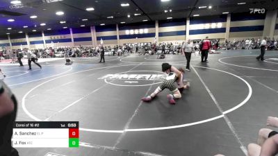 130 lbs Consi Of 16 #2 - Aden Sanchez, EL Paso Sundevils vs Jared Fox, Atc