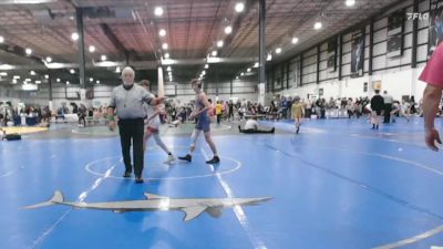 120 lbs 1 - Levi Vetter, EASTERN CAROLINA WRESTLING ACADEMY vs Tyler Gill, GROUND UP USA