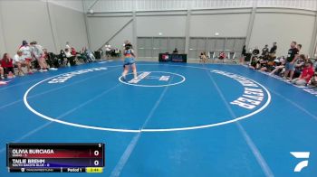 180 lbs Semis & 3rd Wb (16 Team) - Olivia Burciaga, Idaho vs Tailie Brehm, South Dakota Blue