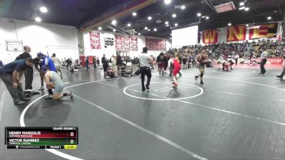 138 lbs Champ. Round 1 - Victor Ramirez, Temescal Canyon vs Henry Margolis, Harvard Westlake