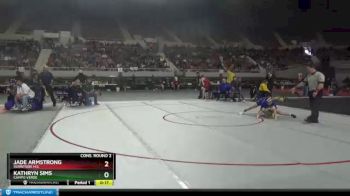 126 lbs Cons. Round 2 - Kathryn Sims, Campo Verde vs Jade Armstrong, Sunnyside H.S.