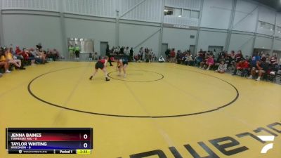 106 lbs Round 2 (8 Team) - Jenna Baines, Tennessee Red vs Taylor Whiting, Wisconsin