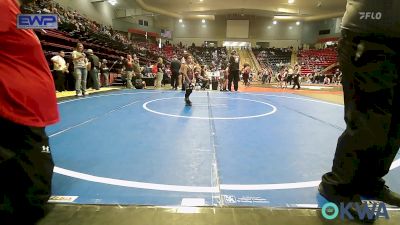 43 lbs Consi Of 8 #2 - Cannon Francis, Skiatook Youth Wrestling vs Caden Sloan, Morrison Takedown Club