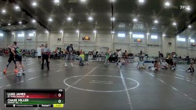 175 lbs Round 5 (6 Team) - Luke James, St. Paris Graham vs Chase Miller, Osprey WC