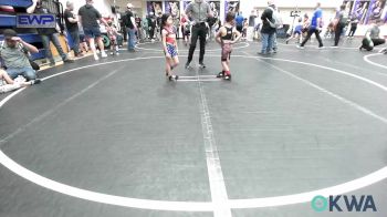 46 lbs Consi Of 16 #1 - Avelino Juarez, Clinton Youth Wrestling vs Liliana Villavicencio, ARDMORE TAKEDOWN CLUB