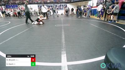 55 lbs Consi Of 8 #2 - Beau Bloyed, Carl Albert vs Stetson Koch, Duncan Demons