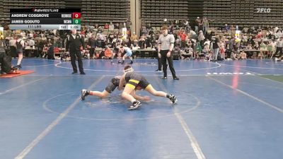 111 lbs Rr Rnd 1 - Andrew Cosgrove, RedNose Wrestling School - ESC vs James Goduto, Wrecking Crew Wrestling Academy - ESC