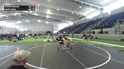 109 lbs 3rd Place - Easten Serrano, Stout Wrestling Academy vs Luke Flores, Osoway