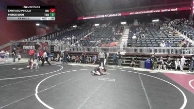 88 lbs Rr Rnd 3 - Santiago Piplica, Riverton USAW vs Pierce Maki, Touch Of Gold