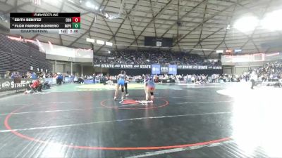 Girls 4A 140 lbs Quarterfinal - Edith Benitez, Eisenhower (Girls) vs Flor Parker-Borrero, Rogers (Puyallup) (Girls)