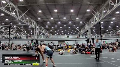 175 lbs Round 4 (8 Team) - Xxavior Pabon, Mat Assassins Black vs Carson Mahaffey, Ohio Gold