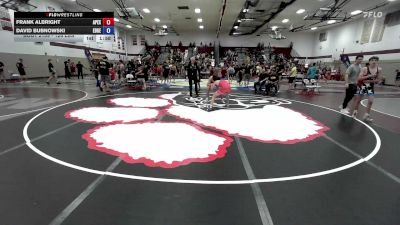 126 lbs Quarterfinal - Frank Albright, Apex vs David Bubnowski, Edge Wrestling