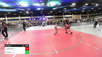 130 lbs Rr Rnd 1 - James Mendoza, Red Wave WC vs Jedi Carey, Junction WC