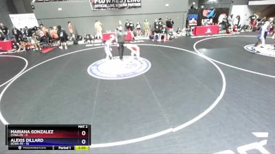 115 lbs Round 3 (16 Team) - Mariana Gonzalez, CVWA-FR vs Alexis Dillard, OCWA-FR