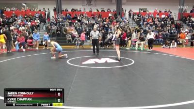 120 lbs Cons. Round 2 - Jaden Connolly, East Buchanan vs Kyrie Chapman, Grinnell