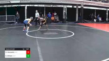 85 lbs Consolation - Daniel Horowitz, Gps/lakeland-panas vs Caleb Brown, Deep Roots WC