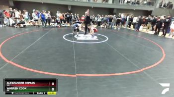 126 lbs Champ. Round 2 - Alexzander DePass, WA vs Warren Cook, OR