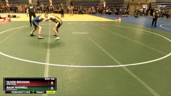 140 lbs Champ. Round 1 - Baum Maxwell, Little Falls vs Oliver Erickson, Deer River