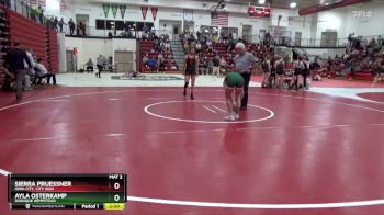 135 lbs Semifinal - Sierra Pruessner, Iowa City, City High vs Ayla Osterkamp, Dubuque Hempstead