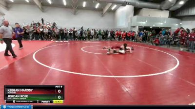 126 lbs Cons. Round 1 - Keegan Marosy, Horizon vs Jordan Rose, Discovery Canyon