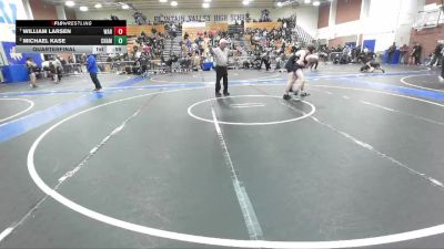 144 lbs Quarterfinal - William Larsen, Warren vs Michael Kase, Chaminade