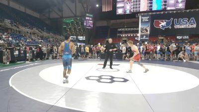 138 lbs Cons. Rd Of 64 - Grady Roybal, Utah vs Kobe Negrete, California
