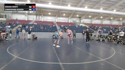 215 lbs Keegan Hewitt, Pennsylvania Red vs Christopher Soeder, Ohio