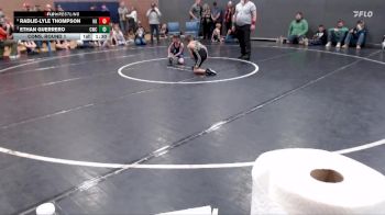 59 lbs Cons. Round 1 - Radlie-lyle Thompson, Kuna Klub vs Ethan Guerrero, Cougar Wrestling Club