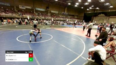 65 lbs Semifinal - Michael Dunn, Ridge WC vs Hunter Grebe, Bearcave WC