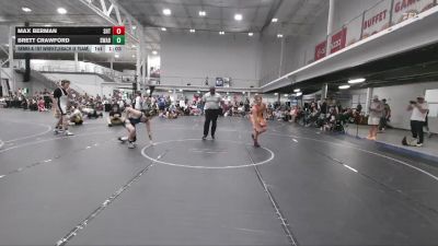 120 lbs Semis & 1st Wrestleback (8 Team) - Brett Crawford, Savage WA Boogiemen vs Max Berman, Team Shutt