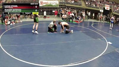 132 lbs Quarterfinal - Lucas Stohel, Team Sublime vs Rugger Bateman, Longhorn Wrestling Club