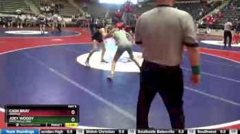 6 lbs Quarterfinal - Cash Bray, Heritage vs Joey Woody, Fayetteville High