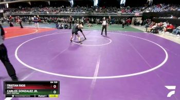6A 120 lbs Champ. Round 1 - Tristan Rios, Willis vs Carlos Gonzalez Jr., Katy Paetow