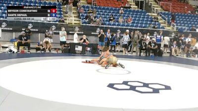 150 lbs Cons. Rd Of 32 - Bryson Constantino, California vs Dante Depaul, New Jersey