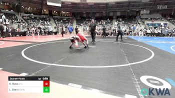 52 lbs Quarterfinal - Kayden Bass, Grove Takedown Club vs Levi Stern, Fort Gibson Youth Wrestling