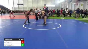 137 lbs Quarterfinal - Jacob Perez, Unaffiliated vs Holton Halstead, Salem Elite
