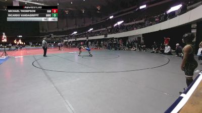 Rookie 3-5 72 Cons. Round 2 - Ricardo Vandagrifft, Great Neck Wrestling Club vs Michael Thompson, Hampton