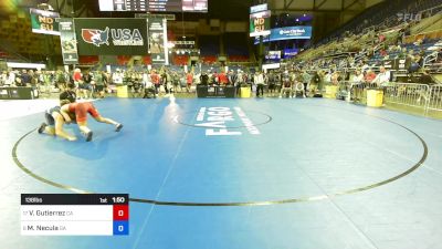 138 lbs Cons 8 #2 - Vinnie Gutierrez, CA vs Mihai Necula, GA