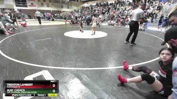 63 lbs Quarterfinal - Alec Casaca, TUF California Wrestling Acade vs Trenton Lambert, Mantanona TC