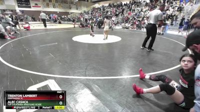 63 lbs Quarterfinal - Alec Casaca, TUF California Wrestling Acade vs Trenton Lambert, Mantanona TC