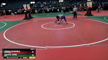 110 lbs Quarterfinal - Lincoln James, BTWA vs Joshua Schofield, Unattached