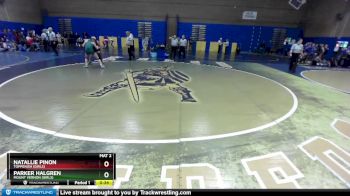 120lbs Cons. Round 10 - Parker Halgren, Mount Vernon (Girls) vs Natallie Pinon, Toppenish (Girls)