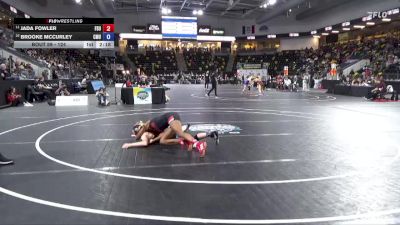 124 lbs Champ. Round 1 - Jada Fowler, Frostburg State vs Brooke McCurley, Colorado Mesa University