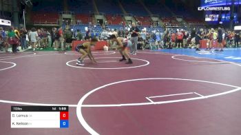 113 lbs Cons 32 #2 - Dario Lemus, California vs Kamariyon Nelson, Indiana