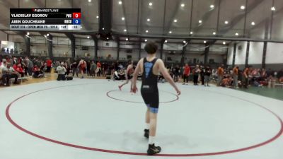 Junior FS - 120 lbs 3rd Place Match - Hayden Melendrez, Cornerstone Mat Club vs Hezekiah Worthington, Newberg High School Wrestling