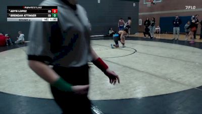 157 lbs Round 4 - Brendan Attinger, Idaho vs Adyn Lopez, Idaho