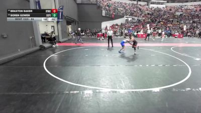 84 lbs Cons. Round 3 - Braxton Baker, Ripon Youth Wrestling Club vs Soren Gowen, St. Croix Falls Saints