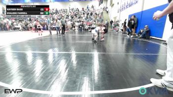 60 lbs Round Of 16 - Kayden Bass, Grove Takedown Club vs Evaleen Farrell, Berryhill Wrestling Club