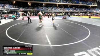 6A 285 lbs Cons. Round 2 - Bernardo Elizondo, Edinburg vs Nolan Burris, Conroe The Woodlands